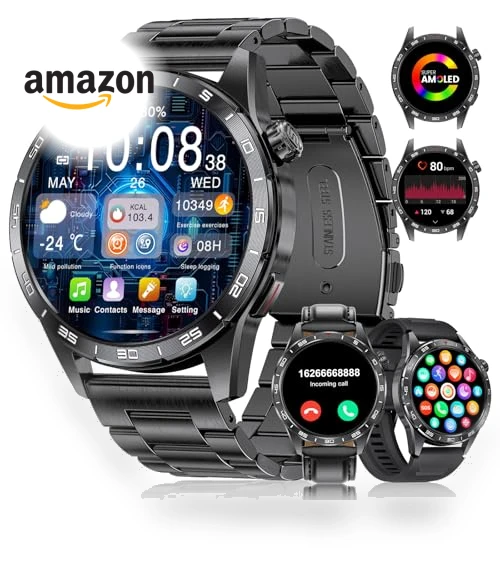 Smart Watch for Men with 3 Straps — Smartwatches, SUNKTA
