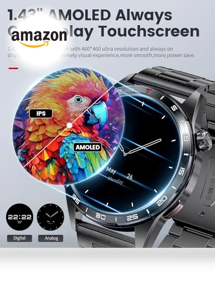 Smart Watch for Men with 3 Straps — Smartwatches, SUNKTA