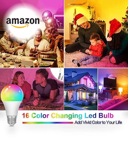 RGB Color Changing Light Bulbs — LED, AFINSEA