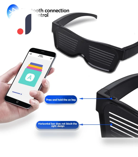 RGB LED Bluetooth Glasses — Smart Glasses, Explorer Outdoors