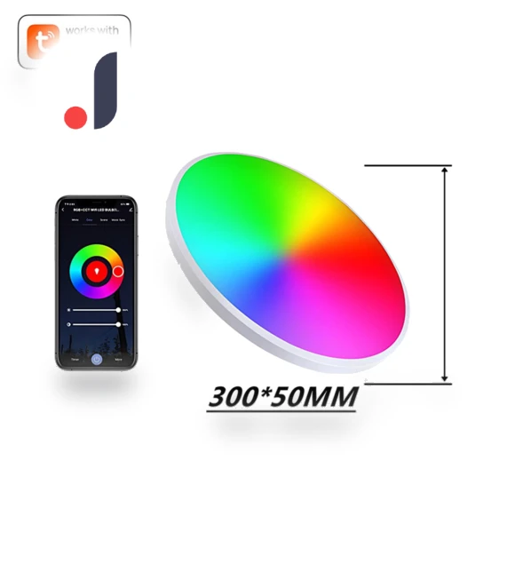 Round Ceiling Smart Light — Overhead Lighting, COMKIDS MALL