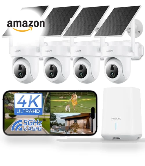 Wireless Outdoor Security Camera Kit — Outdoor Security Cameras, MUBILIFE