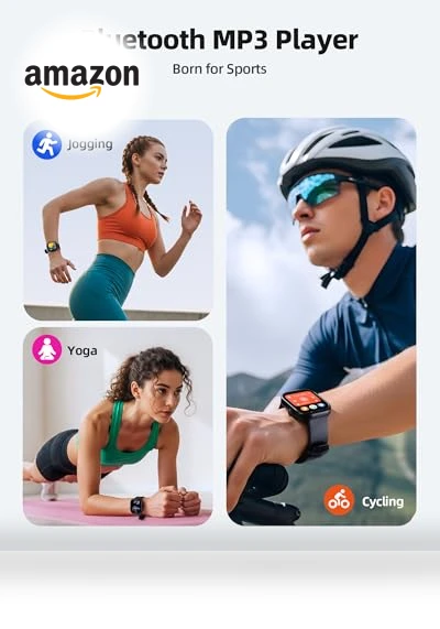 Bluetooth MP3 Player Watch — Wearable Accessories, AGPTEK