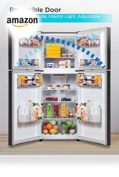 10 Cu. Ft. Top Mount Refrigerator with Freezer — Mini Fridges, BLACK+DECKER