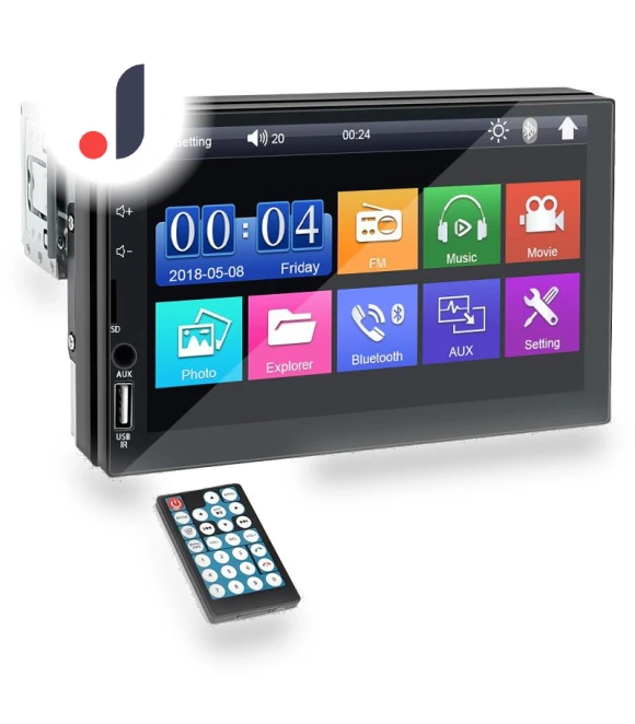 Car Radio Receiver with MP5 Player — Stereo Receivers, SageTechnology