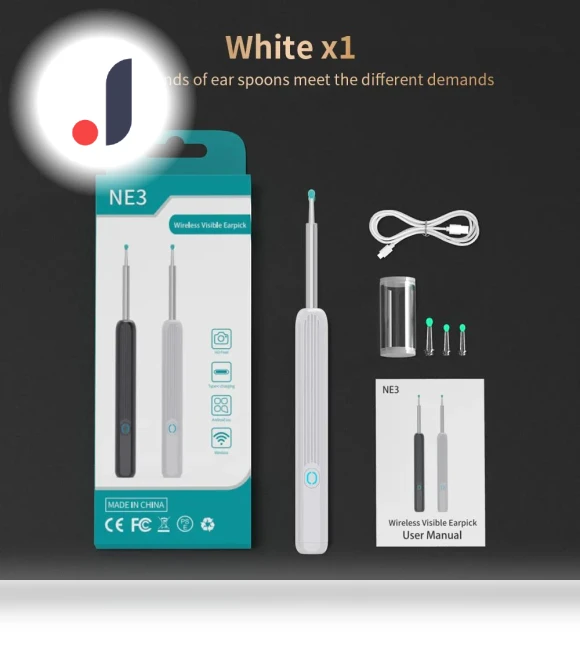 Ear Cleaner with Camera and LED Light — Syringes, Meiteai-All