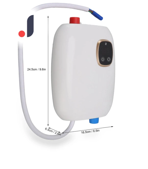 Instant Water Heater with Touch Screen — Towel Warmers, Modern Home Furnishing