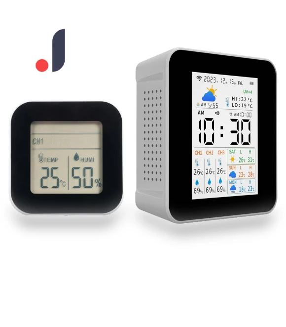 Wireless Weather Station with Temperature and Humidity Sensors — Home Climate Control, TOMTOP JMS