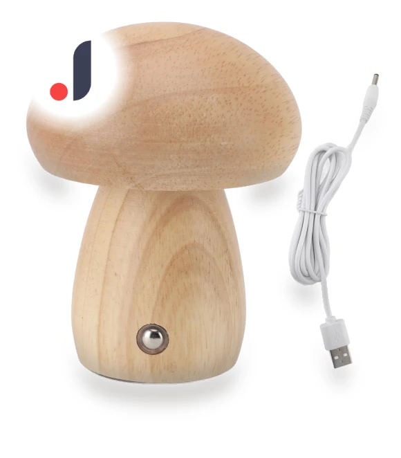 Wooden Mushroom Night Light — Night Lights, CosyHome