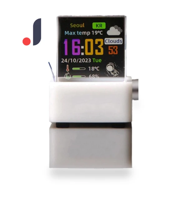 Holographic Photo Display Smart Weather Station Digital Clock with GIF Animations Album — Digital Frames, ChouJay
