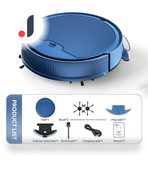 3-in-1 Wireless Sweeping and Cleaning Vacuum — Smart Cleaning Robots, Essager Electronic