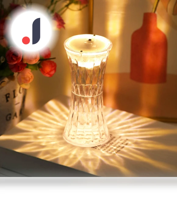 Crystal Table Lamp — Desk & Table Lighting, Fash