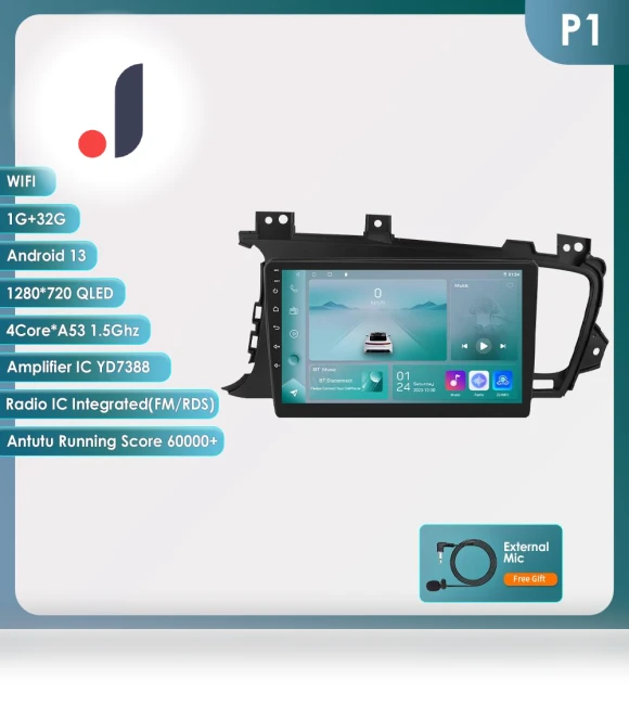Car Multimedia Player with Android Auto — Navigation & GPS Accessories, Hizpo