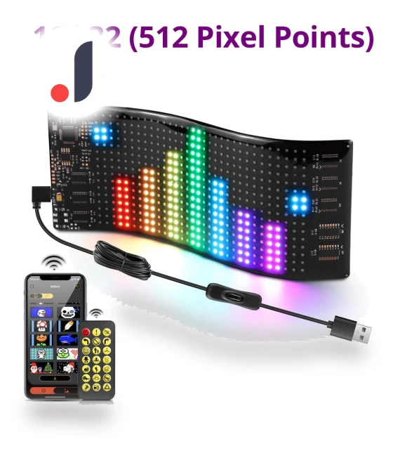 Programmable Smart USB LED Pixel Matrix Display — Commercial TVs & Displays, MALITAI