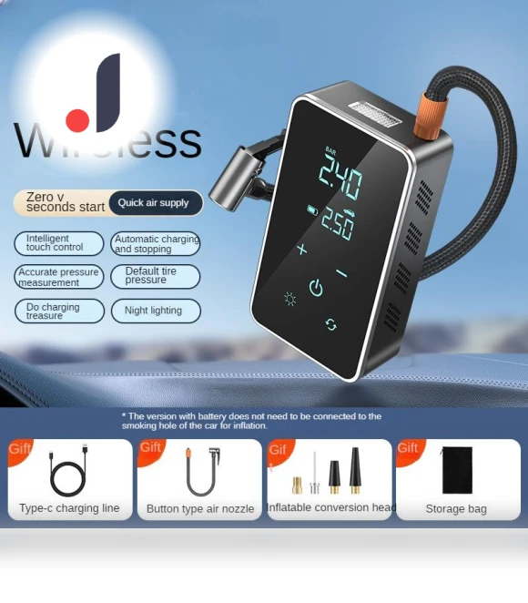 Smart Touch Wireless Air Pump — Tire Inflation Solutions, Carsun