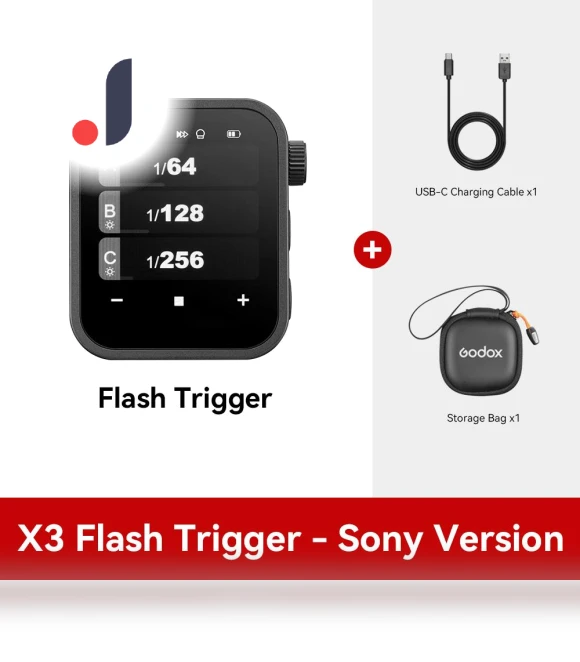 TTL HSS 2.4G Wireless Flash OLED Transmitter with Touch Screen — Camera Flashes, Godox