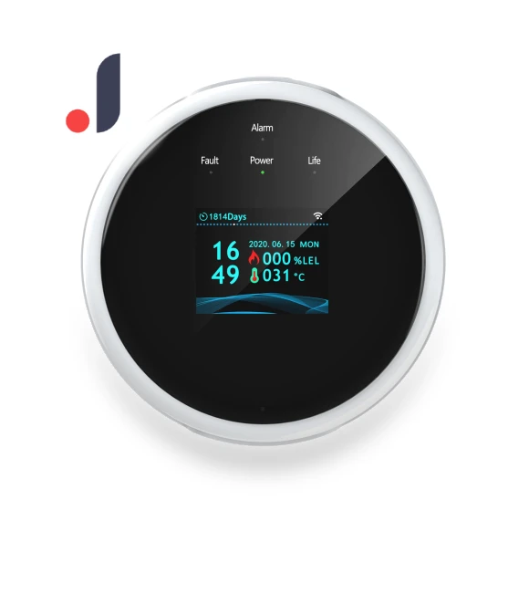 Wi-Fi Gas Leak Detector with LCD Display — Gas Safety Equipment, Automobile and motorcycle supplies