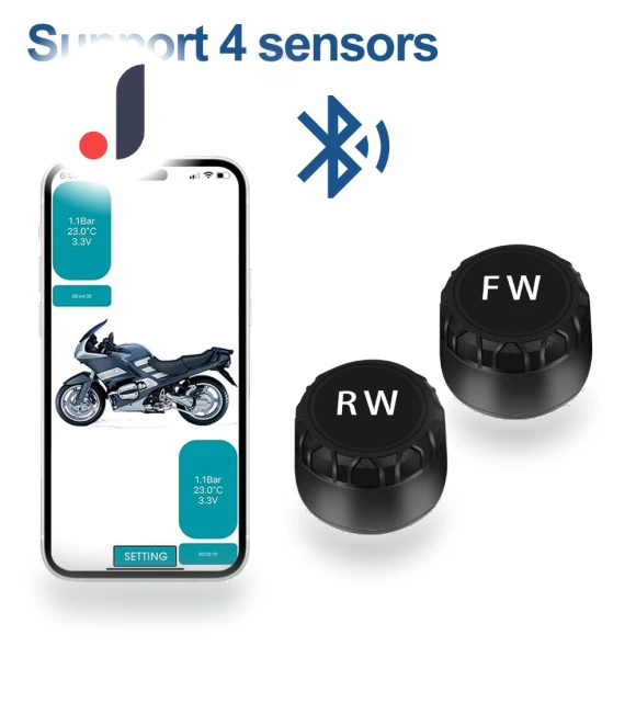 Motorcycle TPMS 2 Sensors — TPMS Sensor Replacements, YJMP Auto Parts
