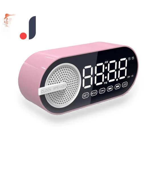 Smart Wireless Speaker with Dual Alarm — Portable Audio, Clock-Mall
