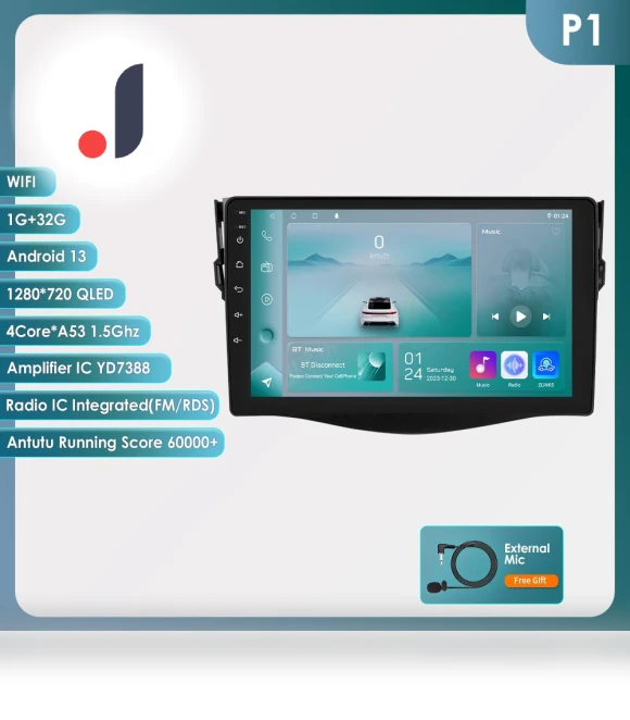 AI Voice 2 Din Android Auto Radio — Stereo Receivers, Hizpo