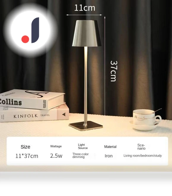 Minimalist Retro Coffee Shop Atmosphere LED Desk Lamp — Study & Desk Lighting