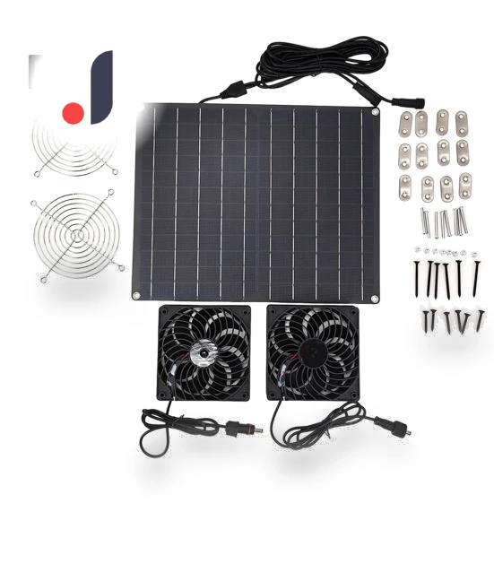 Solar-Powered Exhaust Fan — Ceiling Fans, Enjoy Smart Home