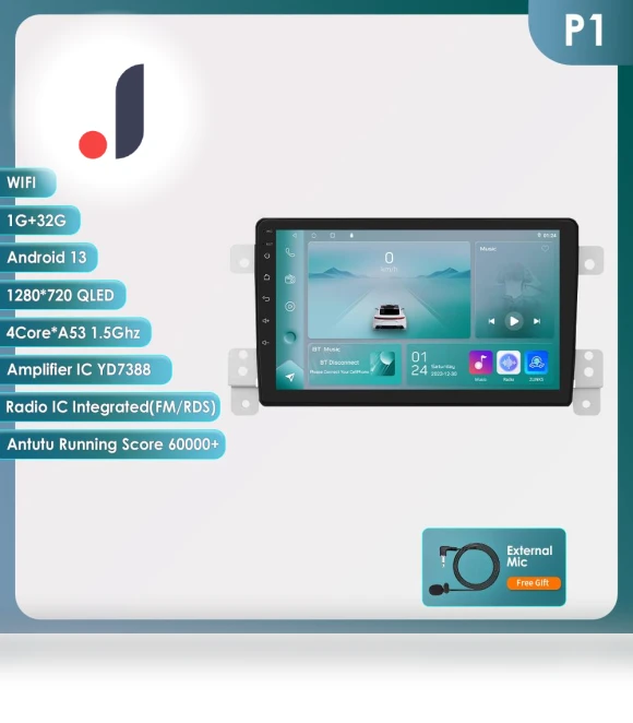 Android Car Multimedia Player — Stereo Receivers, Hizpo