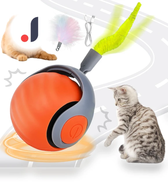 Interactive Cat Ball — Cat Playthings, QIIAII D