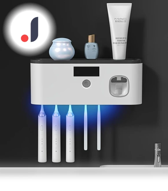 Smart Toothbrush Sterilizer with Automatic Toothpaste Dispenser — Toothpick Holders, Tool parts