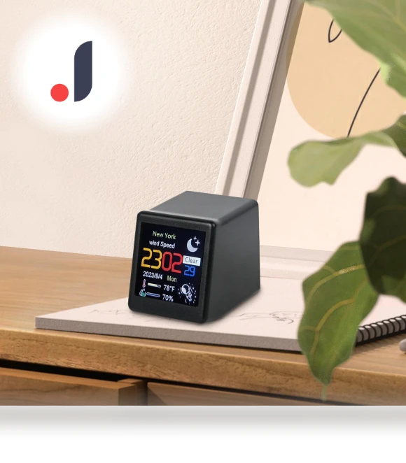 Smart WiFi Desktop Clock with Weather Display — Clocks, Superman Joe