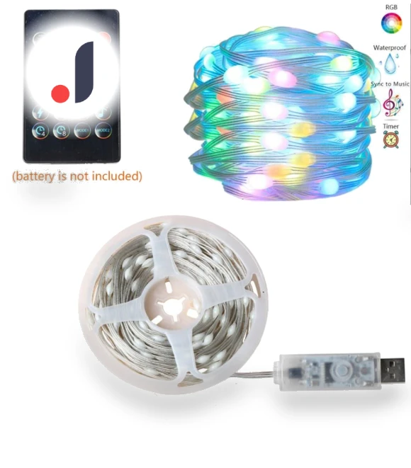 Smart Bluetooth RGB LED String Lights — String Lights, Kongdii