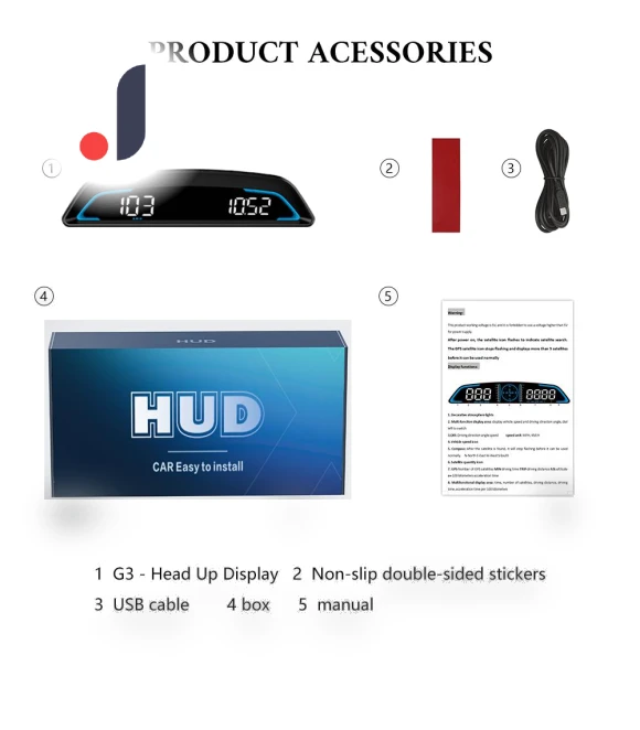 GPS HUD Car Speedometer — Navigation & GPS Accessories, WYOBD
