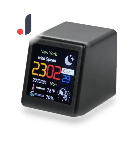 Smart Desktop Digital Clock with Weather Display — Clocks, Tulan market