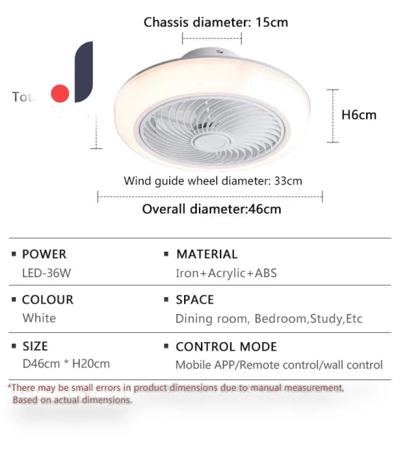 LED Ceiling Fan with Strong Wind — Ceiling Fans, Home Of Auto Parts