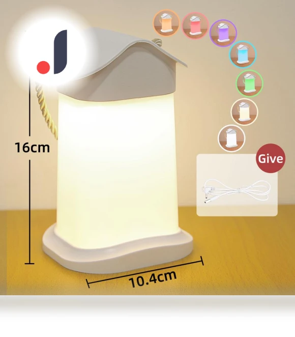 RGB 3-Color LED Night Light with Touch Dimming — Night Lights, Home Of Auto Parts