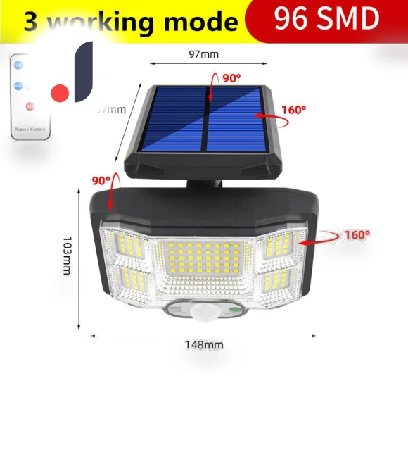Solar LED Light Outdoor Motion Sensor — Outdoor Security & Flood Lighting, Home Of Auto Parts