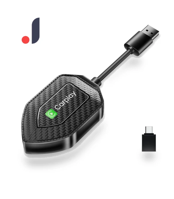Universal Wireless CarPlay Adapter 2-in-1 — Stereo Receivers, AutomobileMotorcycleParts