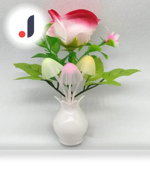 LED Rose Flower Night Light — Night Lights, LivingHousehold