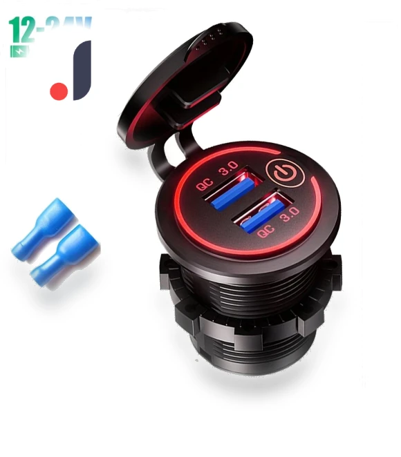 Waterproof Car USB Charger — Chargers, NyPhoenix Auto
