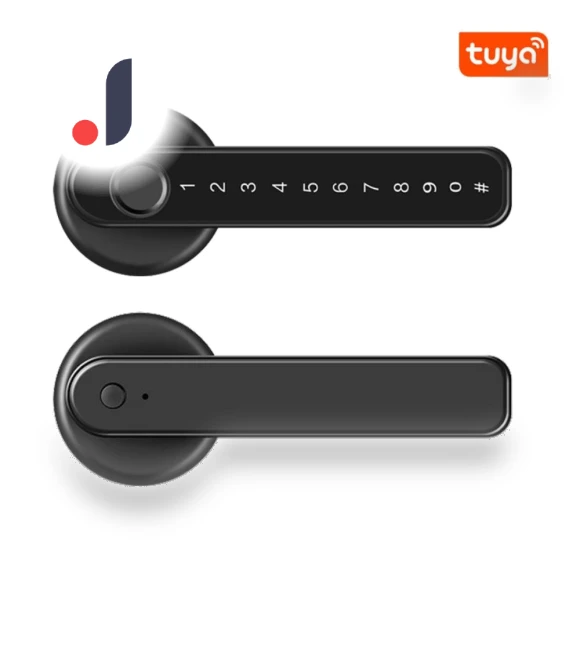 Smart Fingerprint Door Handle Lock — Smart Home Security, Photography
