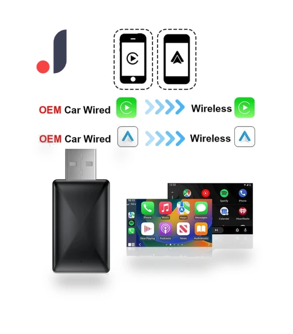 2 in 1 Carplay Ai Box Android Auto Wireless Adapter — Phone Accessories, Home Of Auto Parts