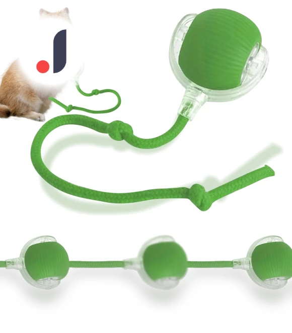 Interactive Rolling Ball Toy for Cats and Dogs — Cat Playthings, Hong Rose