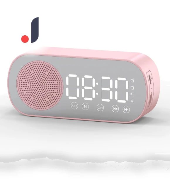 Multifunctional Smart Digital Mirror Alarm Clock with Bluetooth Speaker — Alarm, Tooarts