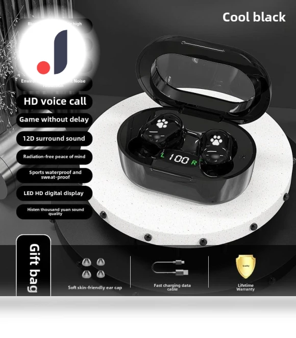 Bluetooth E8S TWS Wireless Earbuds — In-Ear Headphones, Pento Smart