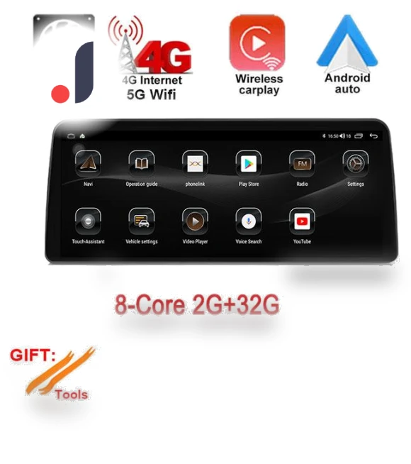 12.3-inch Touchscreen Android 14 Car Multimedia Video Player — Stereo Receivers, AutoSphere