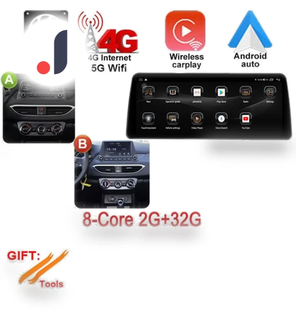 12.3-inch Wireless CarPlay Navigation System — Stereo Receivers, AutoSphere