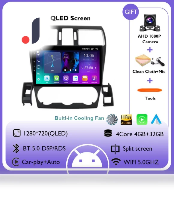2K QLED Android Car Radio — Stereo Receivers, AutoSphere