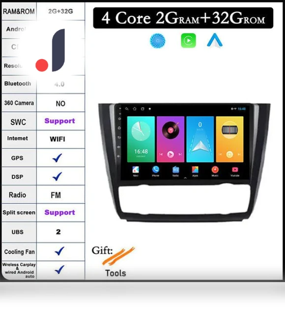 9-inch Android 14 Car Multimedia Player — Navigation & GPS Accessories, AutoSphere
