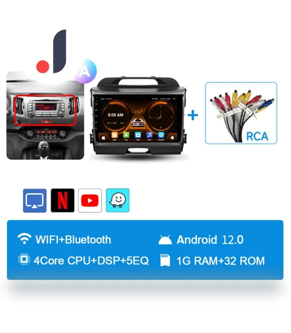 AI Voice 2 din Android Auto Radio — Stereo Receivers, AutoSphere