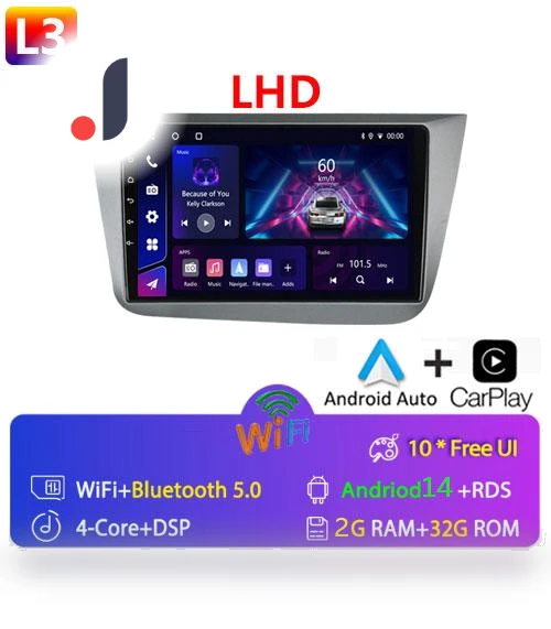 AI Voice 4G WIFI CarPlay Android Auto GPS Car Multimedia Video Player — Navigation & GPS Accessories, AutoSphere